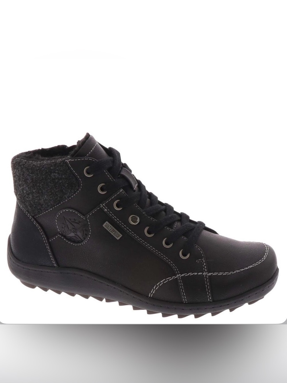 Wanderlust Black Lace-Up Women’s Ankle Boots Size 8.5 Extra Wide